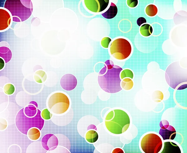 Abstract background with shiny circles — Stock Vector