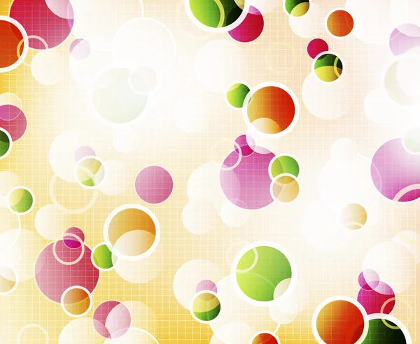 Abstract background with shiny circles — Stock Vector