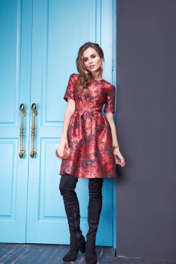 Seksi güzellik kadın giysi makyaj moda stil 