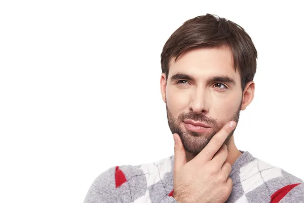 Homem bonito emoção — Fotografia de Stock