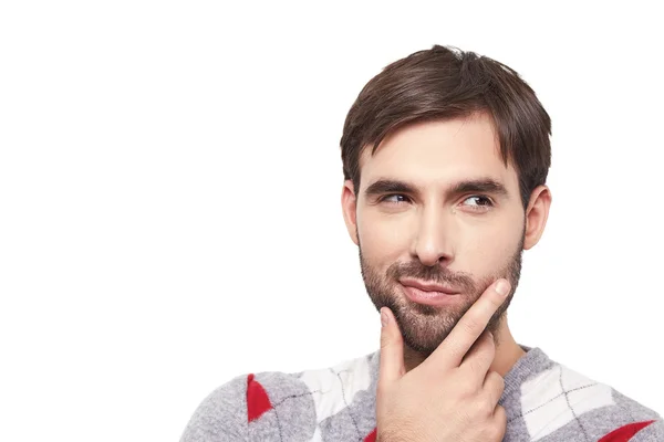 Homem bonito emoção — Fotografia de Stock