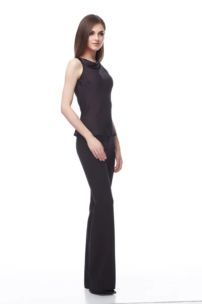 Glamour moda estilo catálogo roupas casuais para mulher de negócios — Fotografia de Stock