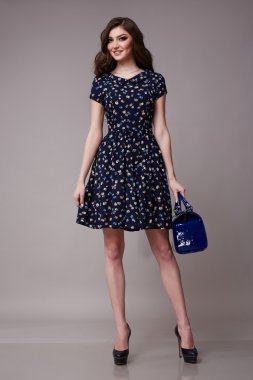 Seksi güzellik iş kadın moda elbise mükemmel ince gövde 