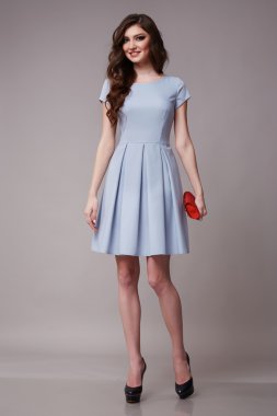 Seksi güzellik iş kadın moda elbise mükemmel ince gövde 