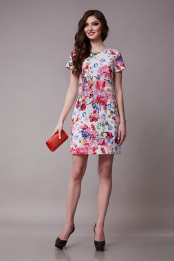 Seksi güzellik iş kadın moda elbise mükemmel ince gövde 