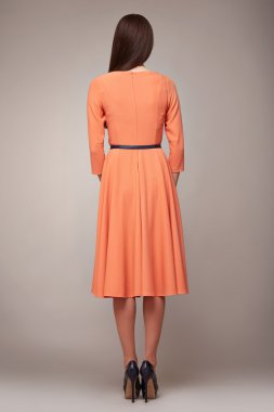 Güzellik moda giysiler casual koleksiyonu kadın modeli esmer