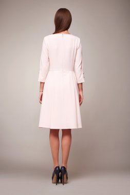 Güzellik moda giysiler casual koleksiyonu kadın modeli esmer