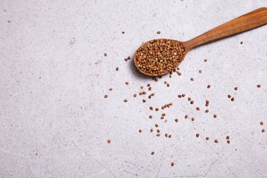 Beautiful big tasty organic natural roasted buckwheat groats 