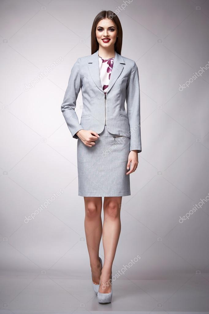 Beauty fashion clothes casual collection woman model brunette