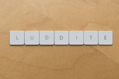 Keyboard Letters-Luddite clipart