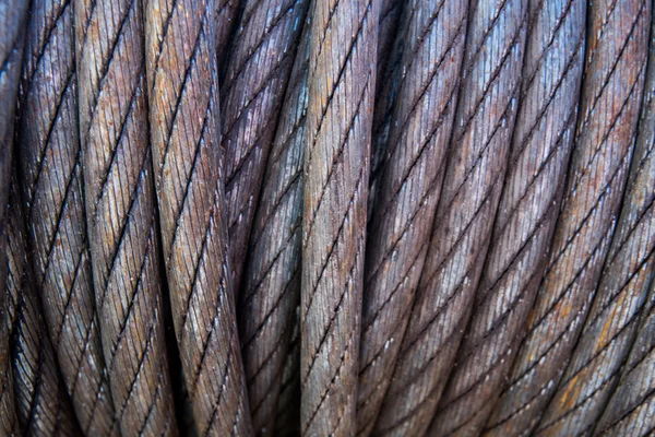 Winch Cable Close Up — Stock Photo, Image