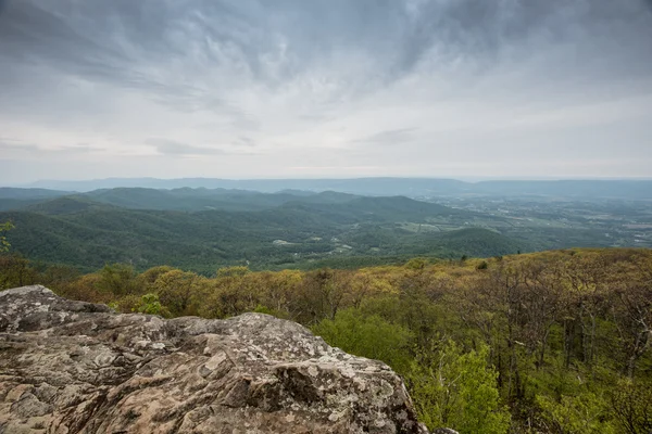 Vista desde Black Rock Mountain cerca de Big Meadows —  Fotos de Stock