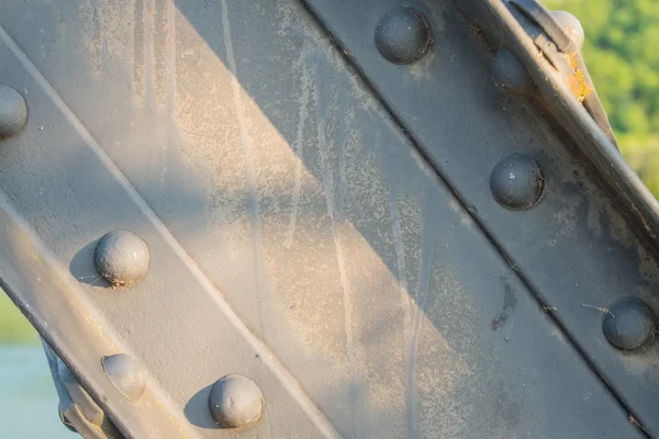 Haz de soporte de metal en el puente —  Fotos de Stock