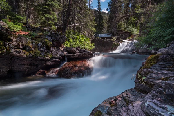 Virginia Creek Cascades uzun pozlama — Stok fotoğraf