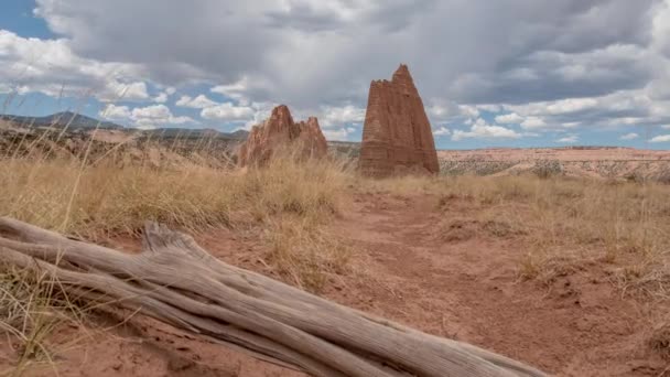 Time Lapse Capitol Reef Cathedral Valley — Video Stock
