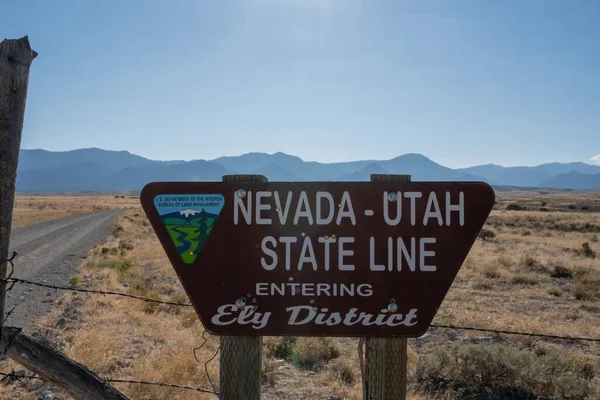Ely Nevada Spojené Státy Americké Srpen 2020 Nevada Utah State — Stock fotografie