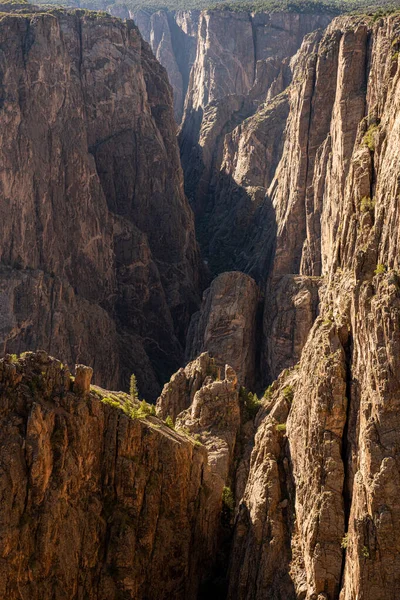 Шар Скель Веде Каньйону Блек Каньйон Гуннісон — стокове фото