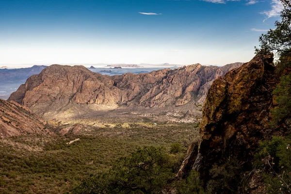 Looking Down At Campsite In Chisos Basin in Big bend National Park