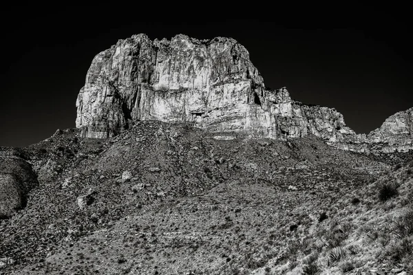 Bright Face Capitan Guadalupe Mountains National Park — Stock Photo, Image