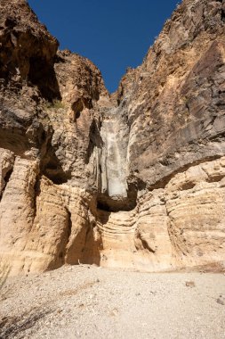Aşağı Burro Mesa Pouroff in Big Bend 'den Kuru Düşüşe Bakıyoruz