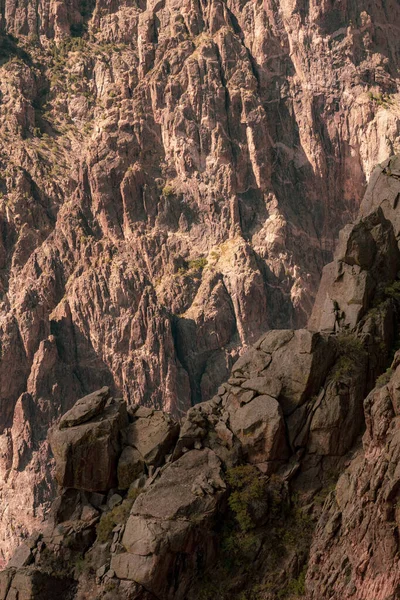 Près Loin Black Canyon Gunnison — Photo