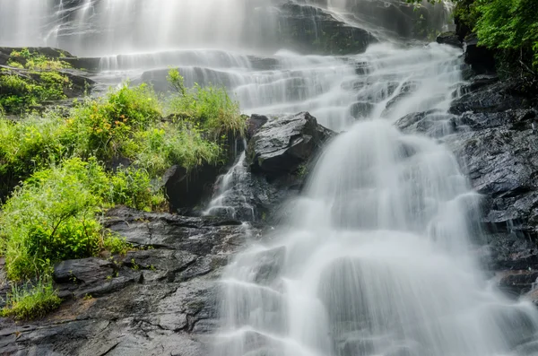 Chutes Amicalola regardant vers le haut — Photo