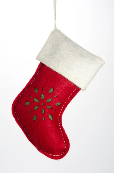 Christmas Ornament Red Stocking — Stock Photo, Image