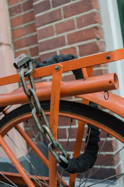 Heavy Duty Bike Lock — Stock Photo, Image