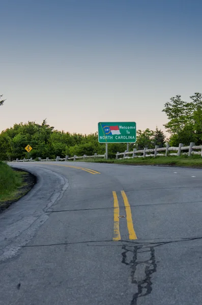 Welcome to North Carolina — Stock Photo, Image