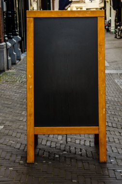 Boş tahta şehir sokak