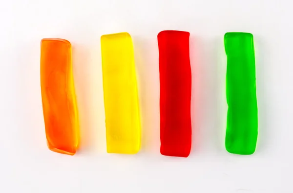Gummy Letters ik — Stockfoto