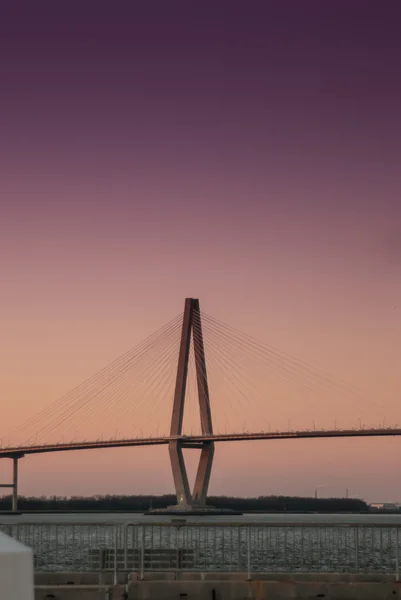 Arthur Ravenel Junior köprü Charleston, Güney Karolina — Stok fotoğraf