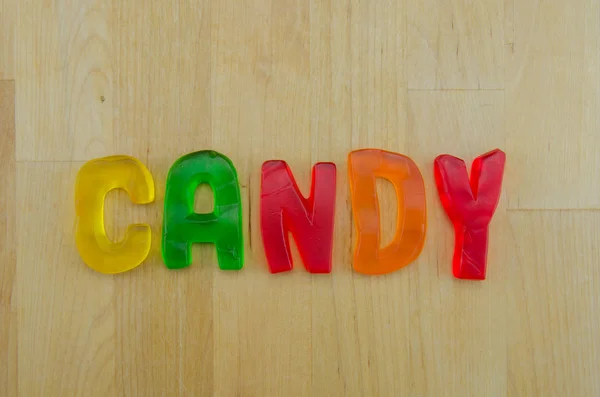 Gummy woorden Candy — Stockfoto