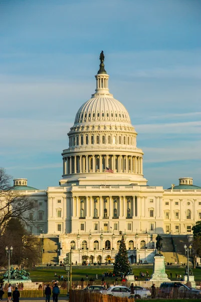 US Capitol During the Christmas Season — Stock Photo, Image