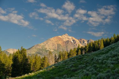 Yellowstone Ulusal Parkı 'nın batı yakasında Elektrik Zirvesi Yükseliyor