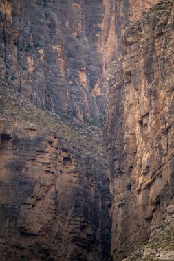 ABD ve Meksika 'nın Kayalıkları Büyük Viraj' daki Santa Elena Kanyonunda