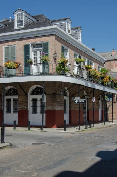 Esquina en el Barrio Francés — Foto de Stock