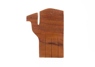 Beyaz ahşap Nativity deveye