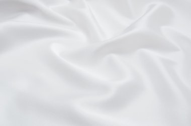 arkaplan olarak beyaz saten kumaş