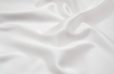 arkaplan olarak beyaz saten kumaş