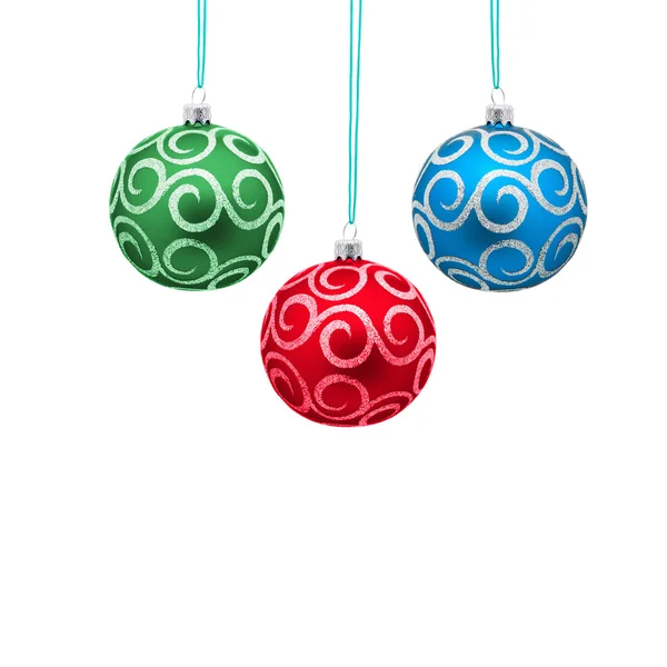 美しいカラフルなクリスマス ボール — ストック写真