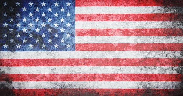 Bandiera del grunge USA — Foto Stock
