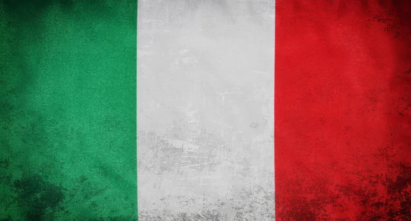 Grunge İtalya Bayrağı — Stok fotoğraf