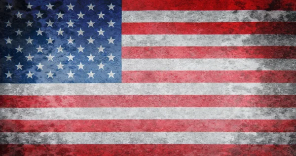 Vlag van de Amerikaanse grunge — Stockfoto