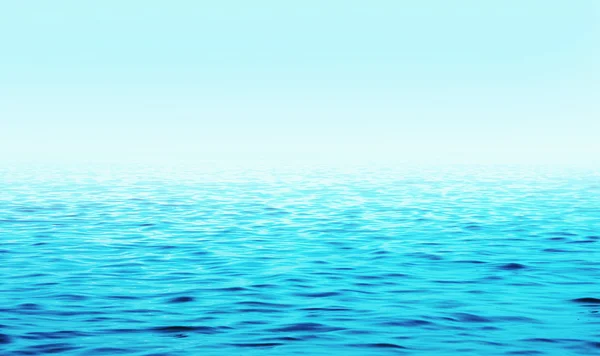 Прекрасне небо і блакитне море — стокове фото