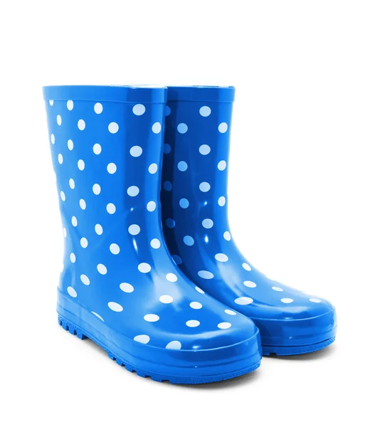 Gumboots göl kenarında beyaz. — Stok fotoğraf