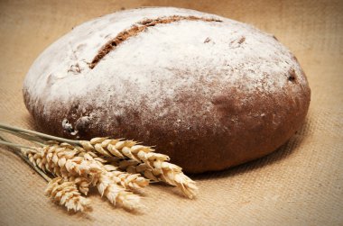 Taze pişmiş geleneksel ekmek.