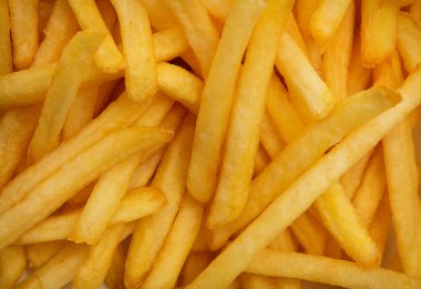 Patates kızartması arka plan dokusu