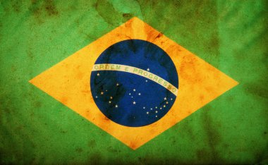 Brezilya bayrağı kumaş
