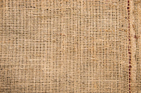 Primer plano de una textura de arpillera — Foto de Stock